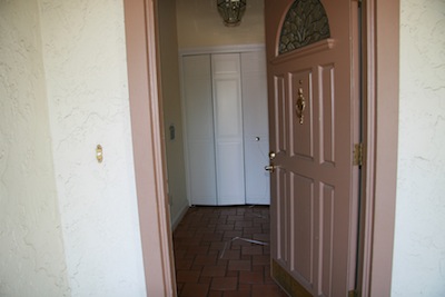 The front door