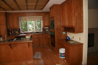 The kitchen before