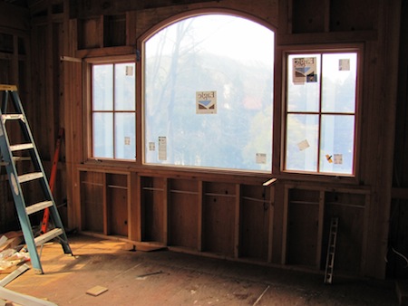 Our bedroom, with more actual windows