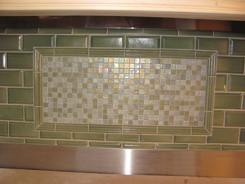 Stove backsplash